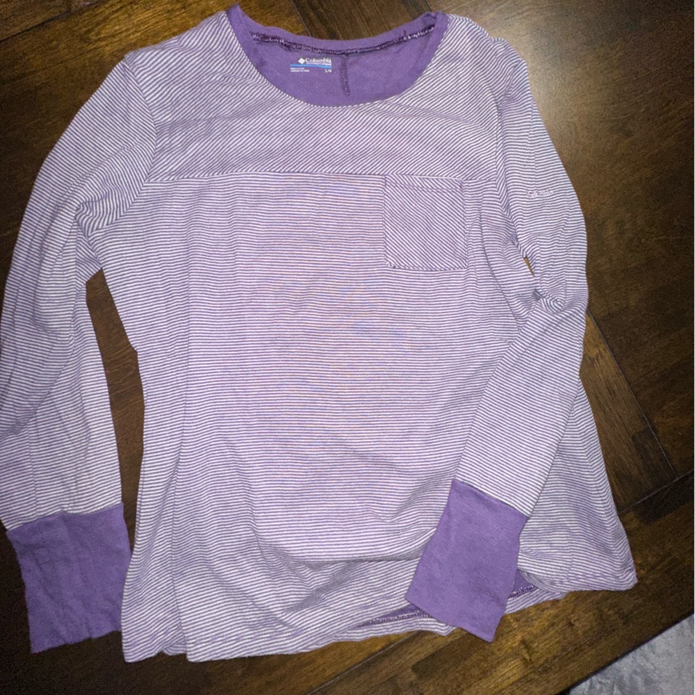 Purple Columbia size large shirt
